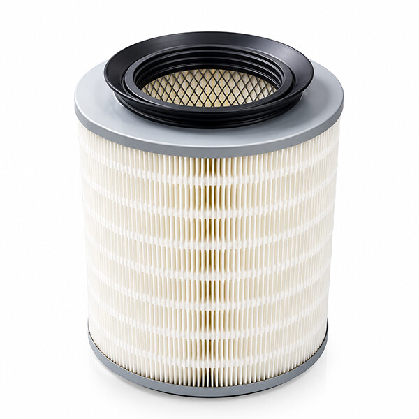 Premium Air Filter ME017242, Synthetic Fiber Cylindrical Element, 5μm High-Efficiency